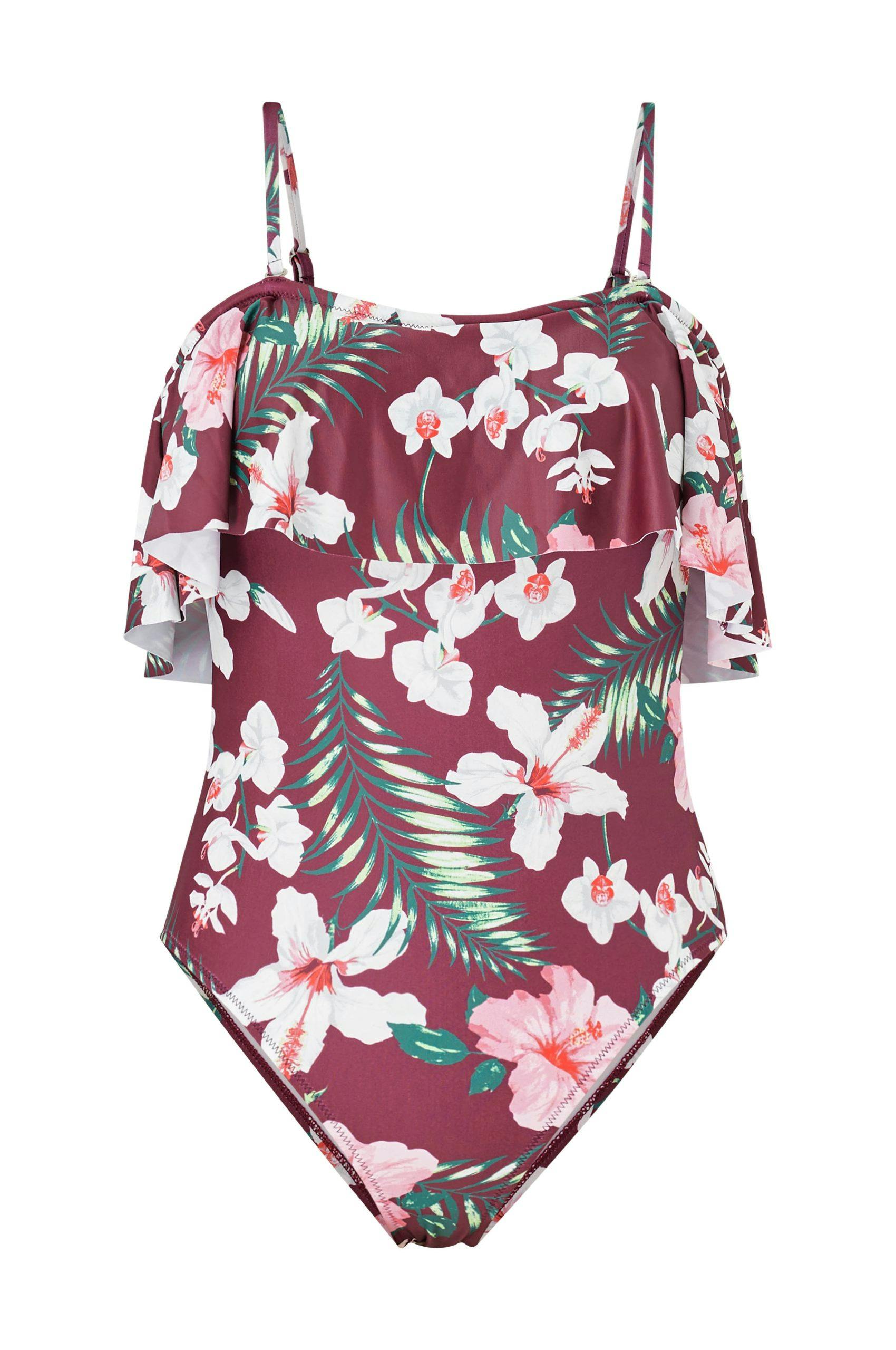 8 vero moda PrhIH f Badedrakt med blomster